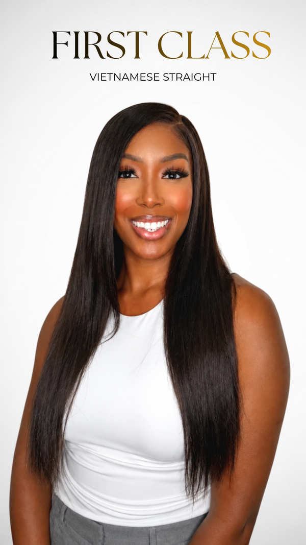 VIETNAMESE STRAIGHT UNIT | 6x6 HD LACE CLOSURE GLUELESS WIG
