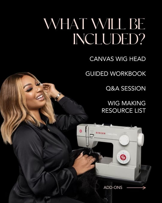 GLUELESS WIG MAKING CLASS - 1 ON 1