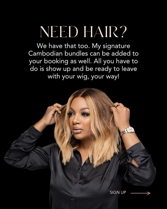 GLUELESS WIG MAKING CLASS - 1 ON 1
