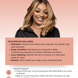 Wig Refresh Maintenance | Drop-off Wig or Mail
