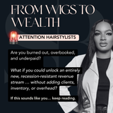 FREE TRAINING: How I Added 100k To My Wig Business With Medical Wigs