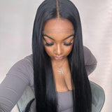 JETTY UNIT | JET BLACK FLOOR HD LACE FRONTAL GLUELESS WIG