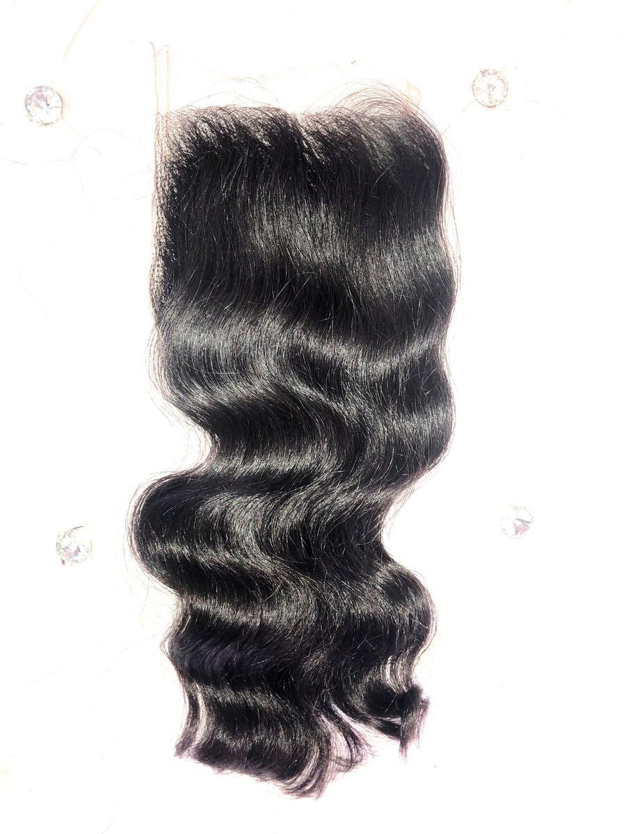 RAW CAMBODIAN WAVY CLOSURE