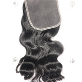 Raw Cambodian Wavy Closure