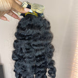 Cambodian Loose Curly Tape-in Extensions