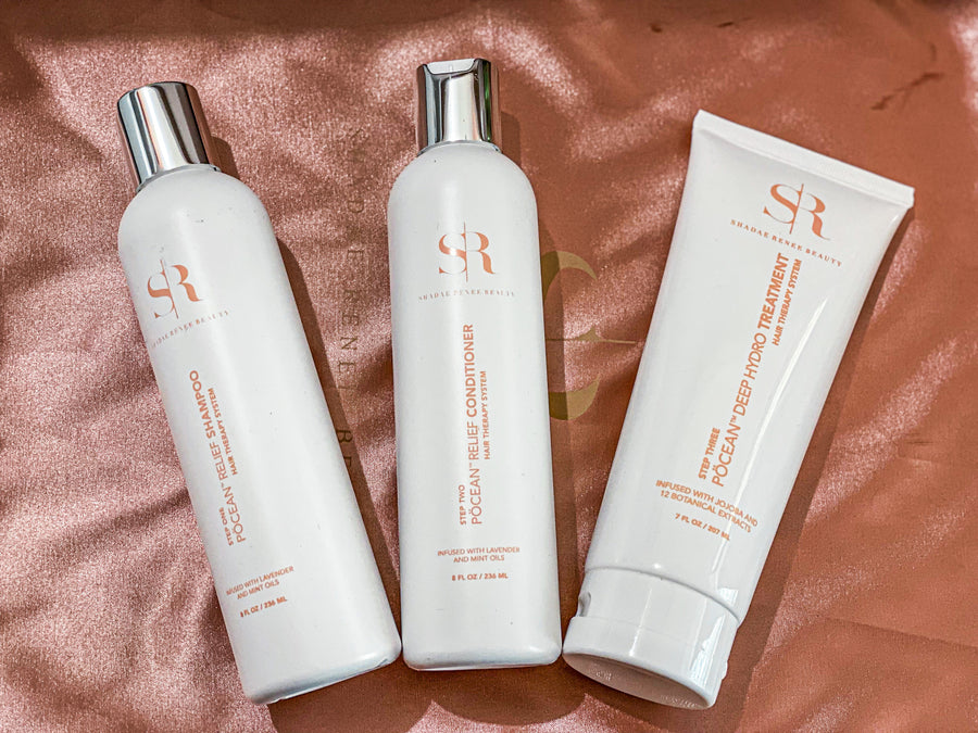 PÖCEAN RELIEF HAIR THERAPY SYSTEM BUNDLE DEAL